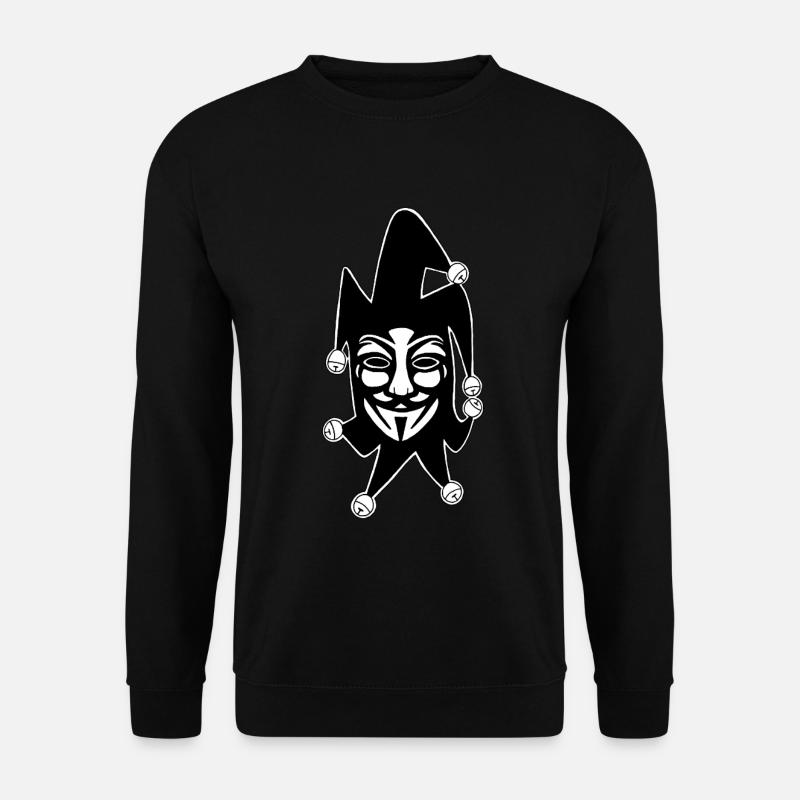 Anonymous Jester - Unisex Sweatshirt - black