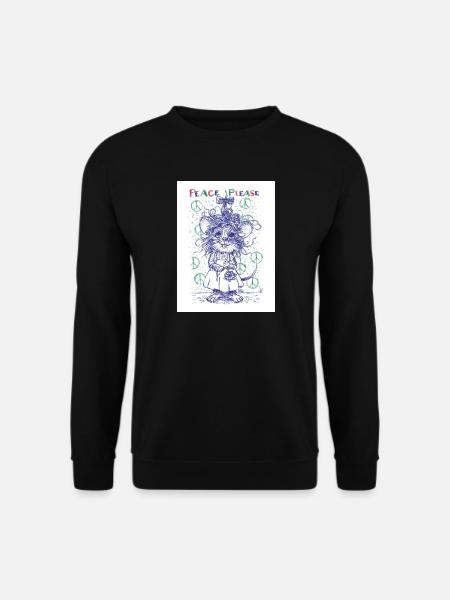 peaceplease - Unisex Sweatshirt - black