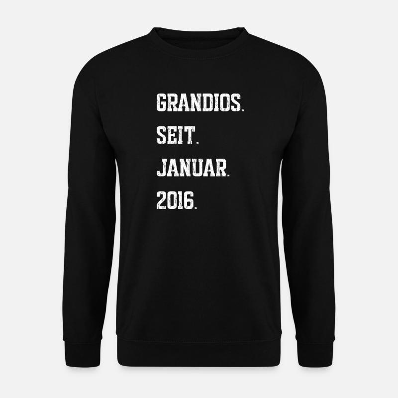 10e anniversaire janvier 2016 - Sweat-shirt Unisexe - noir