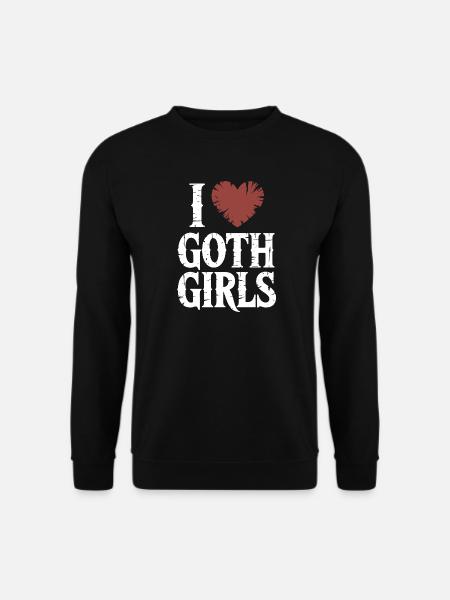 I Heart Goth Girls - Unisex Sweatshirt - black