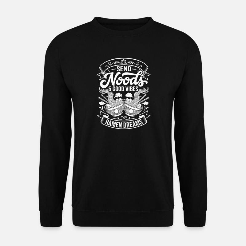 Send Noods & Ramen Dreams - Unisex Pullover - Schwarz
