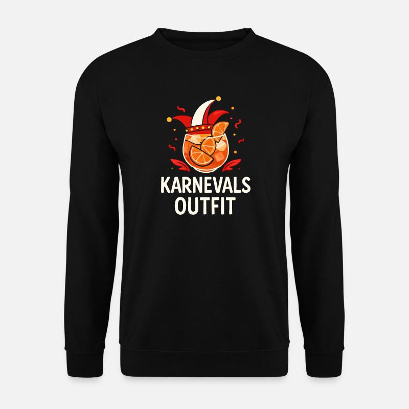 Carnival Outfit Carnival Carnival Aperoliker - Unisex Sweatshirt - black