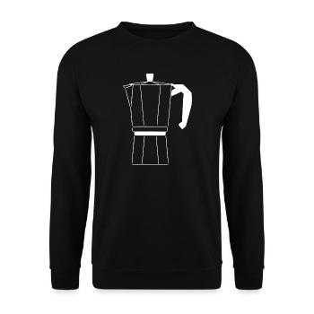 Bialetti - Sweat-shirt Unisexe - noir - Devant - Alina (178cm) & Michal (187cm)