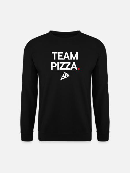 TEAM PIZZA | Gourmet humour - Unisex Sweatshirt - black