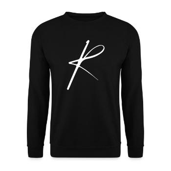 r - Sweat-shirt Unisexe - noir - Devant - Alina (178cm) & Michal (187cm)