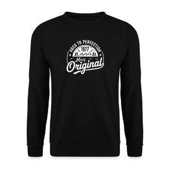 May 1977 – Legend of the Peaks and Mountains - Unisex Sweatshirt - black - Front - Alina (178cm) & Michal (187cm)