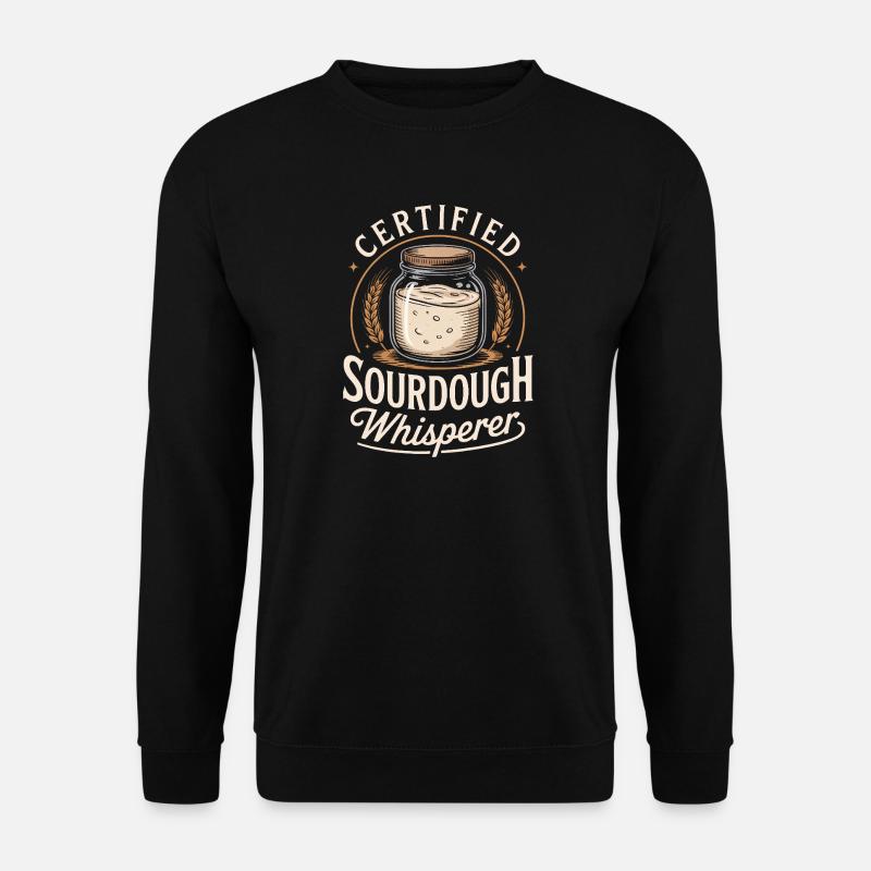 Zertifizierter Sauerteigflüsterer - Unisex Pullover - Schwarz