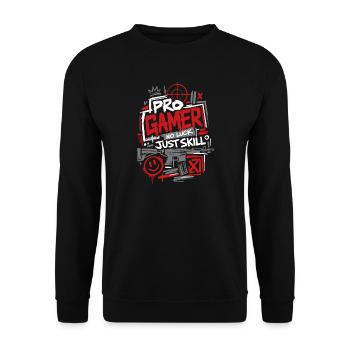 Pro Gamer One Shot Win - Sweat-shirt Unisexe - noir - Devant - Alina (178cm) & Michal (187cm)