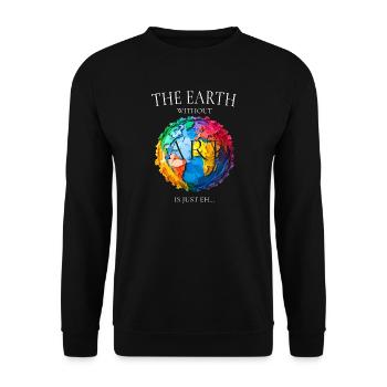 The Earth Without Art - Unisex Pullover - Schwarz - Vorne - Alina (178cm) & Michal (187cm)