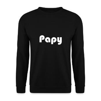 RUHESTAND. RUHESTAND. PENSIONIERT. RUHESTAND - Unisex Pullover - Schwarz - Vorne - Alina (178cm) & Michal (187cm)