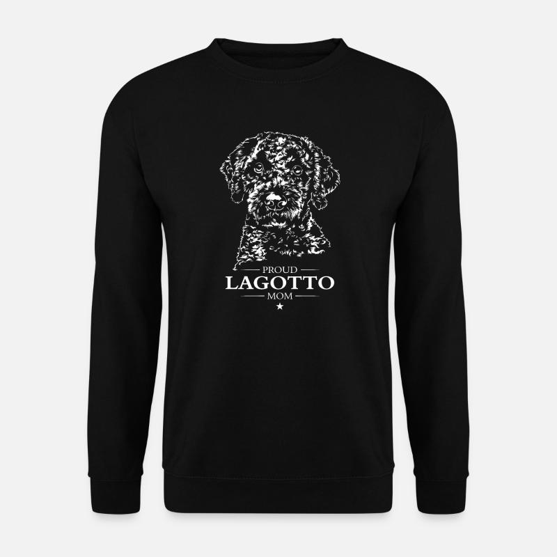 Lagotto Mom Hunde Hund Lagotto Romagnolo Wilsigns - Unisex Pullover - Schwarz