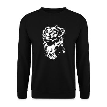 Nouvelle-Écosse Duck Tolling Retriever Portrait Chiens - Sweat-shirt Unisexe - noir - Devant - Alina (178cm) & Michal (187cm)