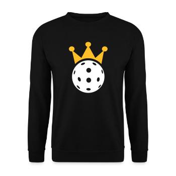 Pickleball - Unisex Sweatshirt - black - Front - Alina (178cm) & Michal (187cm)