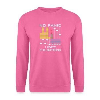 Deejay DJ Knob Mixer Mixer Turntable Buttons - Unisex Sweatshirt - pink - Front