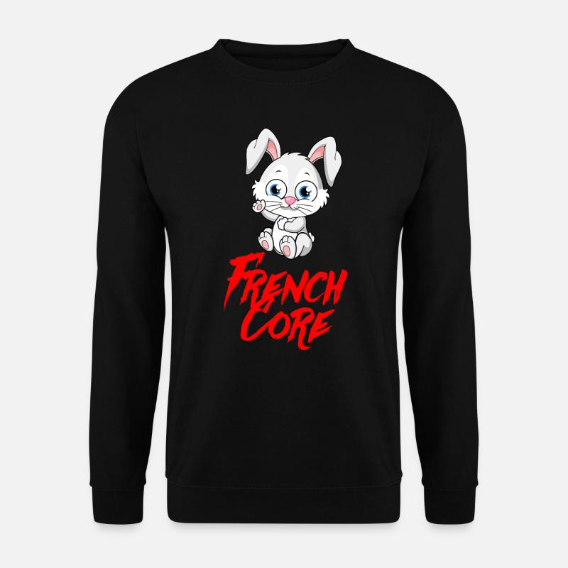 FRENCHCORE FRENCH CORE Lapin doux - Sweat-shirt Unisexe - noir