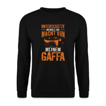 Bühne TV Theater Techniker Gaffa Geschenk - Unisex Pullover - Schwarz - Vorne - Alina (178cm) & Michal (187cm)
