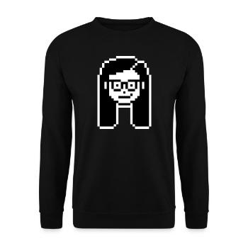 G21 Geek Woman - Unisex Sweatshirt - black - Front - Alina (178cm) & Michal (187cm)
