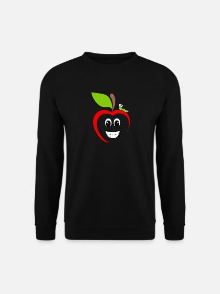 Apfelbäume Apfel - Unisex Pullover - Schwarz