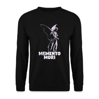 Memento Mori - Sweat-shirt Unisexe - noir - Devant - Alina (178cm) & Michal (187cm)