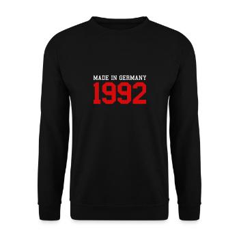 Cadeau drôle pour le 30ème anniversaire. Idée cool - Sweat-shirt Unisexe - noir - Devant - Alina (178cm) & Michal (187cm)