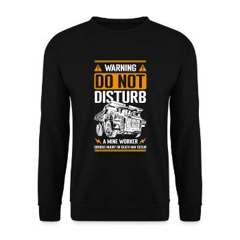 Kohle Beruf - Unisex Pullover - Schwarz - Vorne - Alina (178cm) & Michal (187cm)