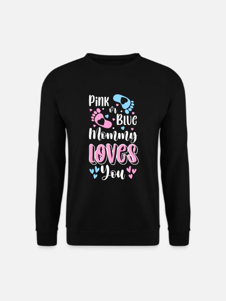 Babybauch Mutter Mama - Unisex Pullover - Schwarz
