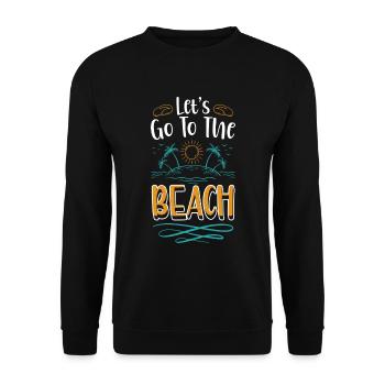 Holiday Sea Breeze - Unisex Sweatshirt - black - Front - Alina (178cm) & Michal (187cm)