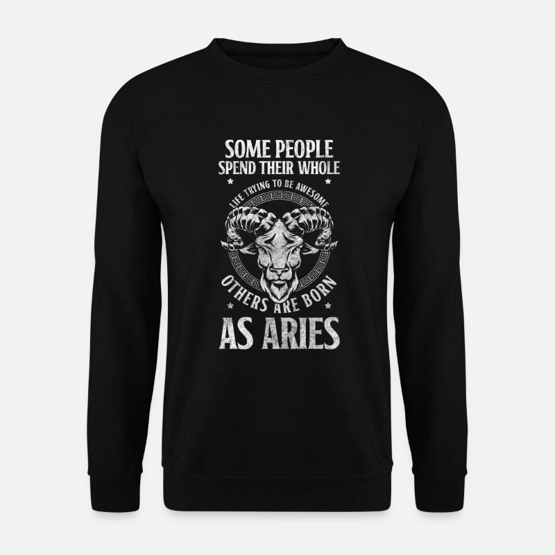 Aries Astrology Minerva - Unisex Sweatshirt - black
