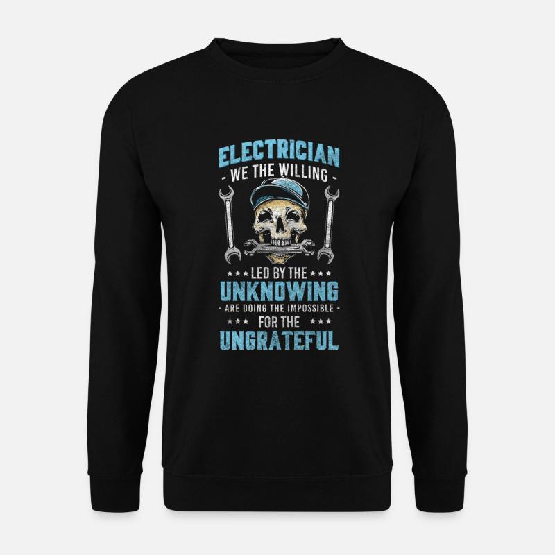 Electronics Technician Electric Flash - Unisex Sweatshirt - black