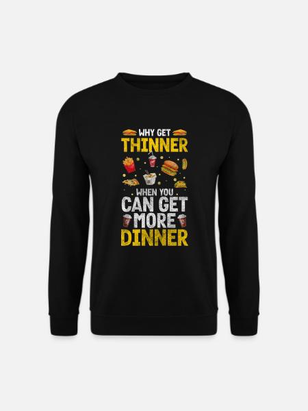 Meal Restaurant Frequent Eater - Unisex Sweatshirt - black