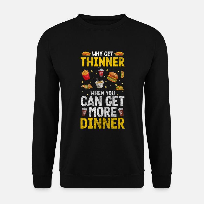 Repas Restaurant Frequent Eater - Sweat-shirt Unisexe - noir