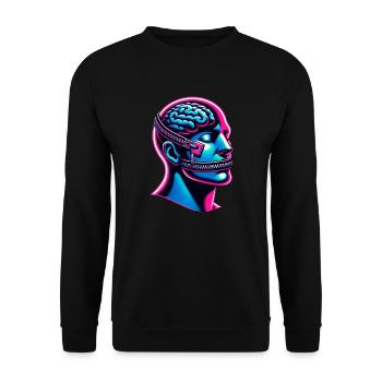 Free your Mind - Unisex Pullover - Schwarz - Vorne - Alina (178cm) & Michal (187cm)