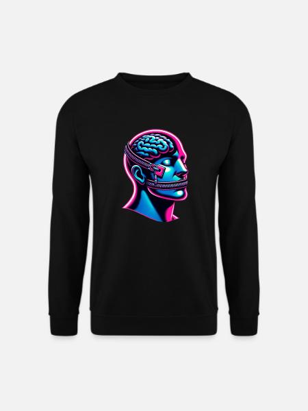 Free your Mind - Unisex Pullover - Schwarz