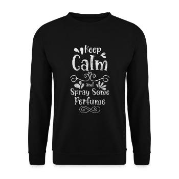 Perfumer Beauty Smell - Unisex Sweatshirt - black - Front - Alina (178cm) & Michal (187cm)