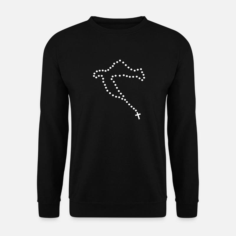 Krunica Medjugorje Croatia Hrvatska Kroatien - Unisex Pullover - Schwarz
