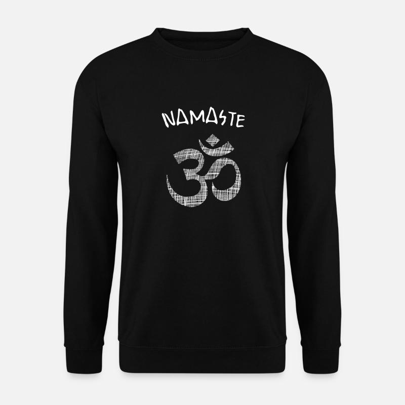 Yoga Om Namaste - Unisex Pullover - Schwarz