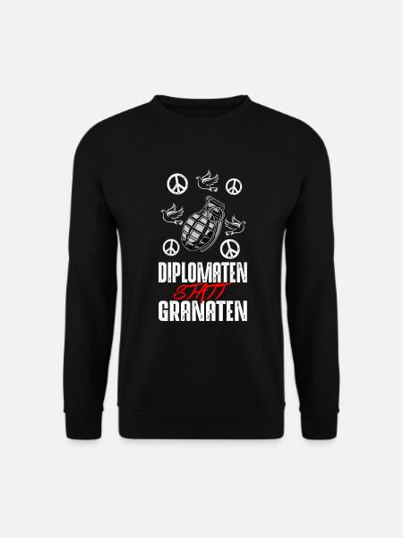 NO WAR - Unisex Pullover - Schwarz