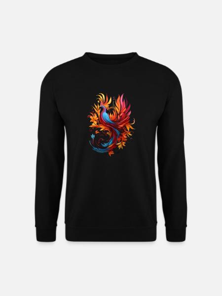 abstract Bird - Unisex Sweatshirt - black