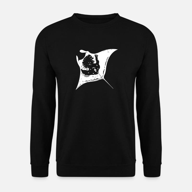Manta Ray - devil rays - Unisex Sweatshirt - black