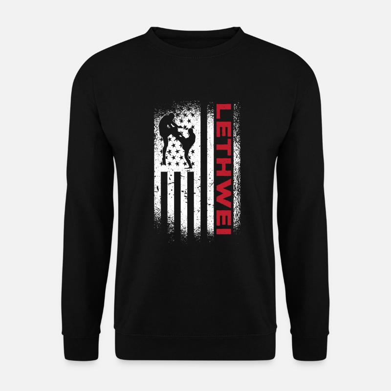 Lethwei Burmese Gift - Unisex Sweatshirt - black