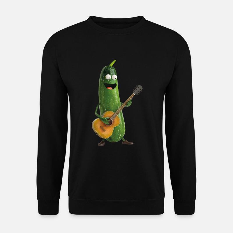 Zucchini Guitar - Unisex Sweatshirt - black