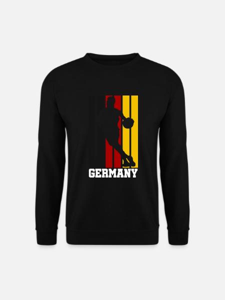 Basketball Trikot Basketballspieler Deutschland - Unisex Pullover - Schwarz