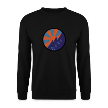 Vintage Berg - Unisex Pullover - Schwarz - Vorne - Alina (178cm) & Michal (187cm)