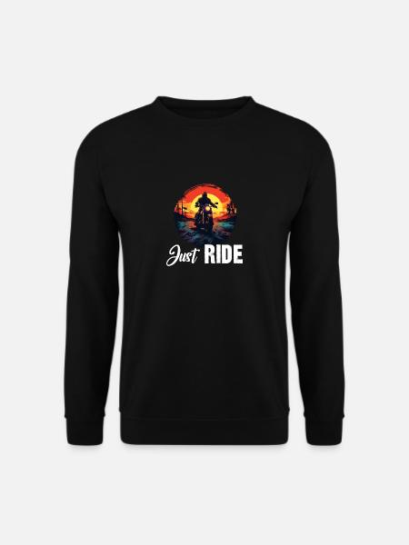 Just Ride - Unisex Sweatshirt - black