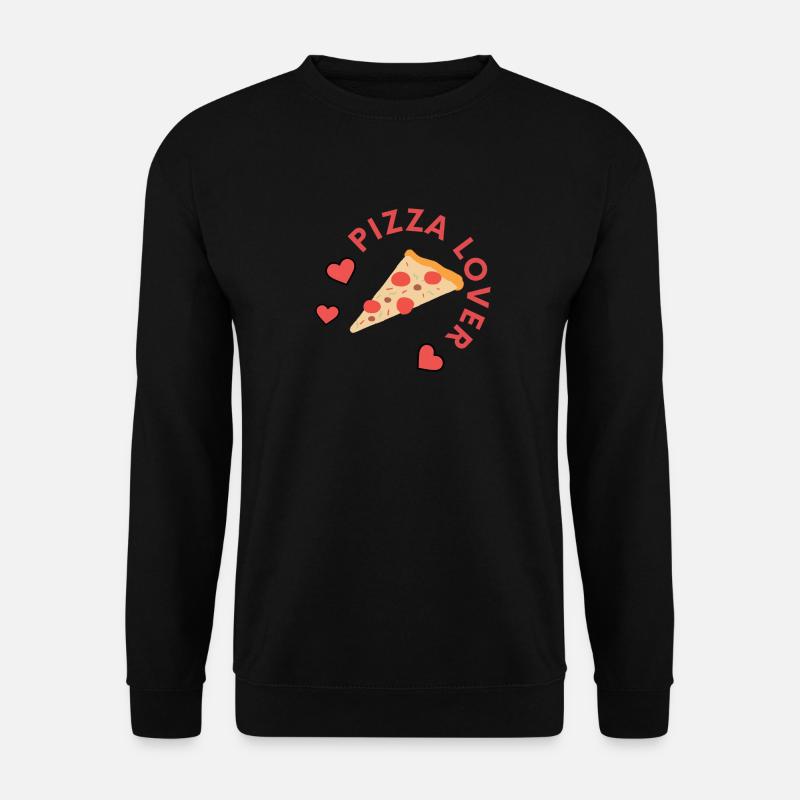 PIZZA LOVER - Unisex Sweatshirt - black