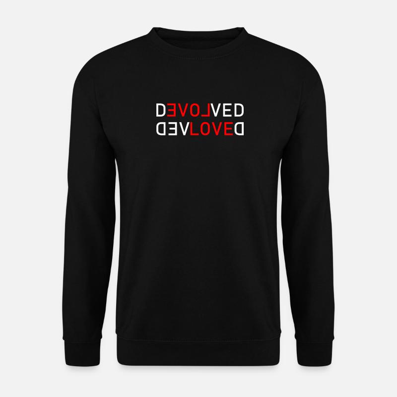 Love Devolved - Unisex Pullover - Schwarz