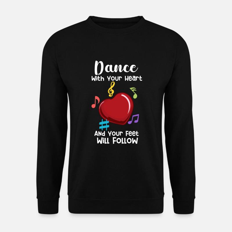 Danseur de danse - Sweat-shirt Unisexe - noir
