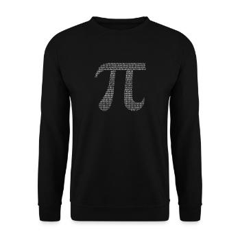 PI - Unisex Pullover - Schwarz - Vorne - Alina (178cm) & Michal (187cm)