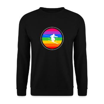 Freerider - Unisex Pullover - Schwarz - Vorne - Alina (178cm) & Michal (187cm)