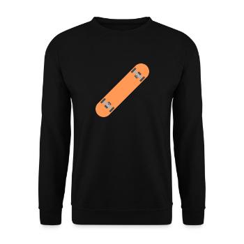 skateborad - Unisex Sweatshirt - black - Front - Alina (178cm) & Michal (187cm)